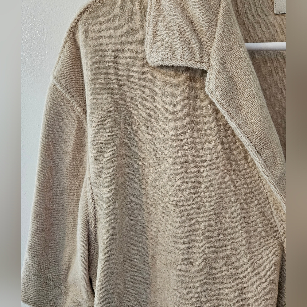 Abercrombie & Fitch Soft Collection Button Up Tee - Picture 2 of 5